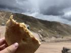 A piece of organic bread given to me by my friend from Cusco