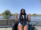 On the boat that takes you to Victoria Falls 