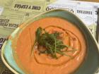 Gazpacho, a cold tomato-based soup