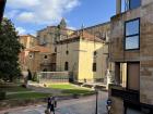 The garden of the Oviedo Cathedral