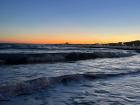 Sunset at the beach in Palma de Mallorca, a city in Spain's Balearic islands