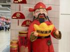 Chinese New Year's decorations in Taipei subway station