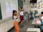 My elementary students showing the class the Kpop dance they recently learned