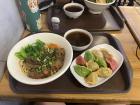 Beef noodles and rainbow colored dumplings, a great option for lunch or dinner!