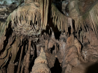 These pillars of rock are formed from water dripping through the cave walls