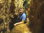 Parts of Cango Cave are big and spacious chambers, and others like this are narrow tunnels