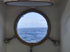 The view out a porthole window