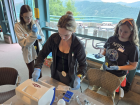 Doing an INP freeze demonstration for the 2024 GeoGirls camp at Mt. St. Helens 