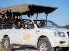 A modified bakkie at CCF for safari drives