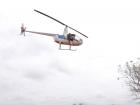 Getting ready to dart from a helicopter!