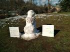 Building snowmen to teach my classes about climate change (Sarah Bouckoms, IceCube/NSF)