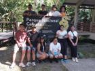 With my students at Parque Nacional Cahuita