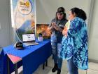 INA student presenting her tourism project