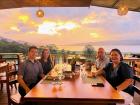 Dinner on Lake Arenal