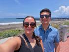 Alejandro and I at the port of Puntarenas