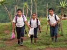 Indigenous youth attending school