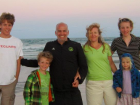 Me with my family on a trip to the beach in Florida 