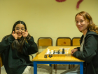 Playing chess with my student