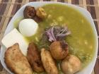 Another typical Ecuadorian soup, "fanesca"