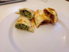 I like the Spinach and Cheese and Carne Picante (Spicy [not really] Beef) empanadas