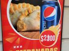 Empanadas usually come in a combo, usually for a very affordable price