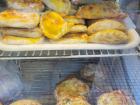 Here I found some empanadas on display in a cafe with a quiche and other baked goods