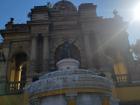 This fountain is named after the Greek god Neptune (aka Poseidon)