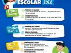 The school year calendar from the Ministry of Education