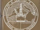 Banner for our ocean drilling program in 1986