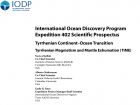 A list of our team and crew on the International Ocean Discovery Program Expedition 402