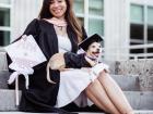 Another 2022 graduation photo of me and Captain Butler: the dynamic duo! 