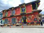 One of the many colorful buildings in Ràquira 