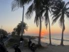 A beautiful sunset on the island