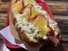 A delicious Colombian hotdog!