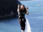 I went bungee jumping from the Harbour bridge, and the ocean that I did it on was stunning!