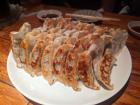 A plate of 40 gyoza, fried to perfection!