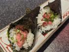 Tuna temaki sushi/hand rolls from a sushi restaurant