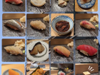 Another sushi and sashimi spread, this time featuring different dishes