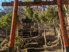 A unique inari shrine found in the middle of the mountains