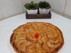 One of her favorite desserts to make for her students: apple torte