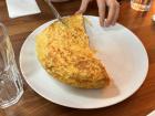 This is the Spanish "tortilla" and how it is served in an individual portion