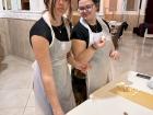 My friend Jenna and me making ravioli in Italy--so much fun, and it tasted divine! 