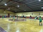 Some local kids playing "salon futbol" (indoor soccer)
