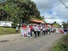 The annual Independence Day parade in Cabeceras, led by seniors in the community