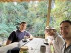 Our coffee break at a cabin about halfway to basecamp