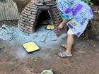 Baking chipa with a neighbor during Semana Santa