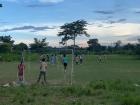 The football field at my school, we had a boys vs. girls scrimmage day!