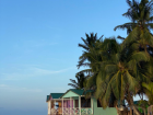 Huts on the water