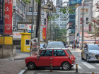 A cute European car I saw in Jeonju