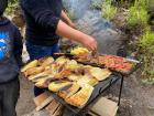 Cooking outside is the norm here in Peru